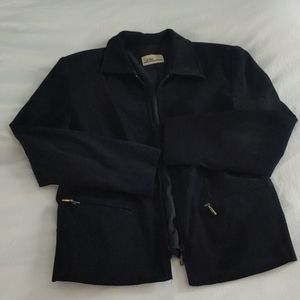 Suede black jacket . Excellent condition
